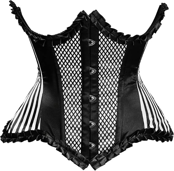 Daisy corsets Women's Daisy Corsets Top Drawer Burlesque Underwire Curvy Cut Steel Boned Waist Cincher Corset