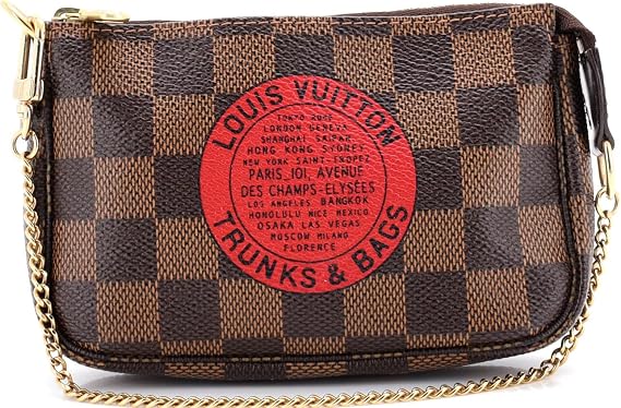 Pre-Loved Pochette Accessoires Mini, Brown
