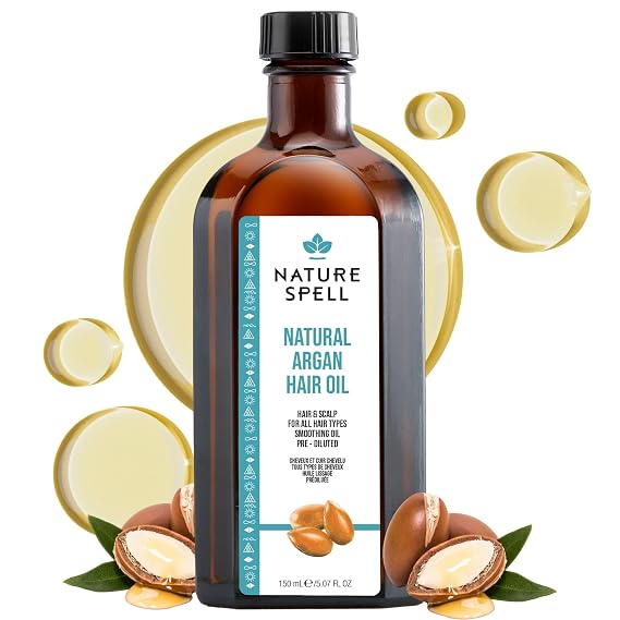 Nature Spell Argan Oil for Hair & Body, Vegan, 5.07 Fl Oz