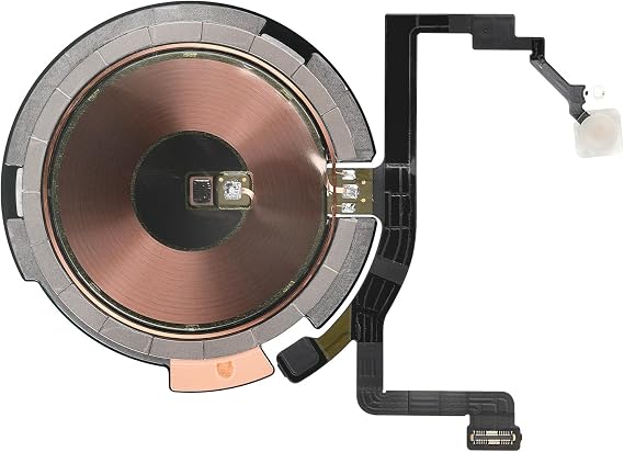 Flash Light NFC Wireless Charging Cable Replacement for iPhone 14 | NFC Chip Wireless Charger Panel Coil Sticker Flex Cable Repair Flashlight Part Fix Replace for iPhone14 with Metal Bracket