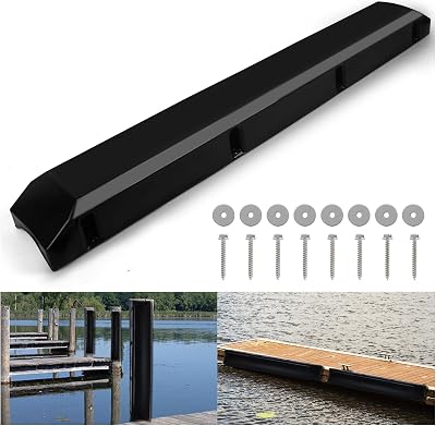 Boat Dock Fender with Screws,PVC Marine for Boat Dock Vertical Pole Post or Corner Dock24 inch,38 inch,48 inch,72 inch,31.5 inch
