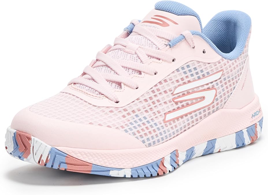 Skechers Viper Court Pro Pickleball Sneaker Women's Light Pink 25.0 cm
