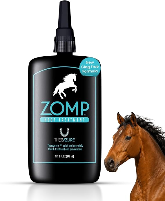 Zomp Liquid Hoof Thrush and White Line Treatment for Horses: Effective for Thrush Relief and Prevention on All Hooved Animals