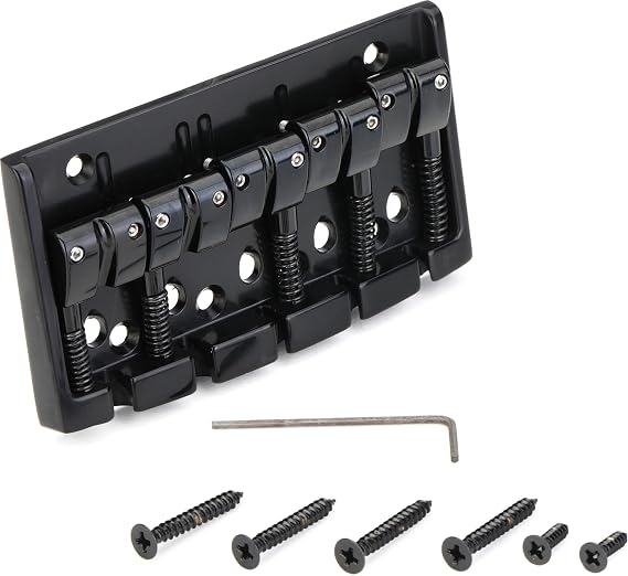 Gotoh 404BO-5 5-string Bass Bridge - Black