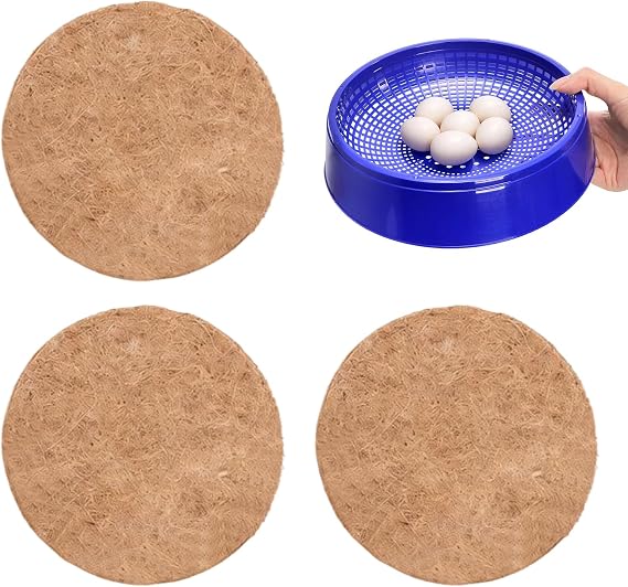 Pigeon Nesting Box | Breeding Bird Cage Dish with 3 Mats - Breathable Pigeon Accessories - for Quail Pet Parakeet Parrot Canary Chicken