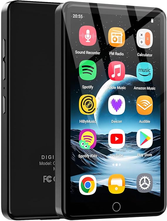 160GB MP3 Player with Android 13 OS, 4.02" MP4 Player with Bluetooth and WiFi, Music Player for Kids with Speakers, Android MP4 MP3 Player with Parental Controls, Play Store