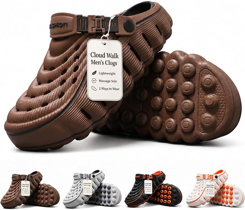Men's Cloud Clogs Walk with Arch Support