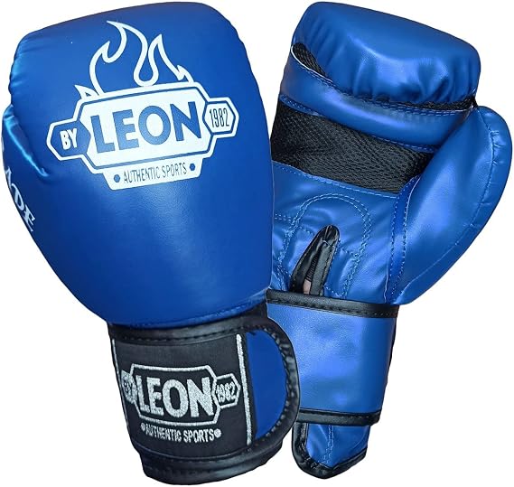 Leon Blade Training Boks, Kick Boks ve Muay Thai Eldiveni Mavi