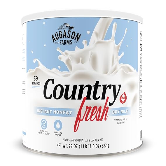Augason Farms Country Fresh Instant Nonfat Dry Milk Powder
