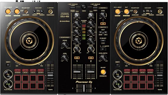 Pioneer DDJ-400 2-Channel DJ Controller (Gold)