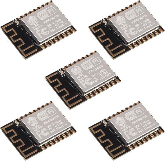 ACEIRMC ESP8266 ESP-12F WiFi Serial Module Microcontroller 802.11N Module Wireless Transceiver Remote Port Network Development Board for Arduino NodeMCU MicroPython (ESP-12F)