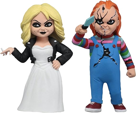 NECA 2-Pack Toony Terrors Action Figures, Chucky & Tiffany