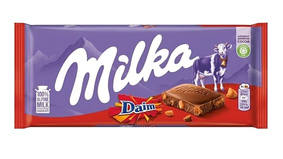 Milka & Daim 3.5 Oz (Pack of 5)