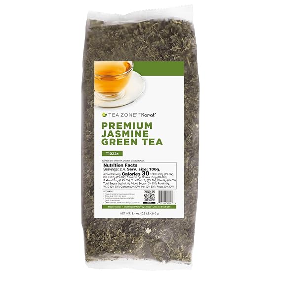 Tea Zone 8.5 oz Premium Jasmine Green Tea Bag