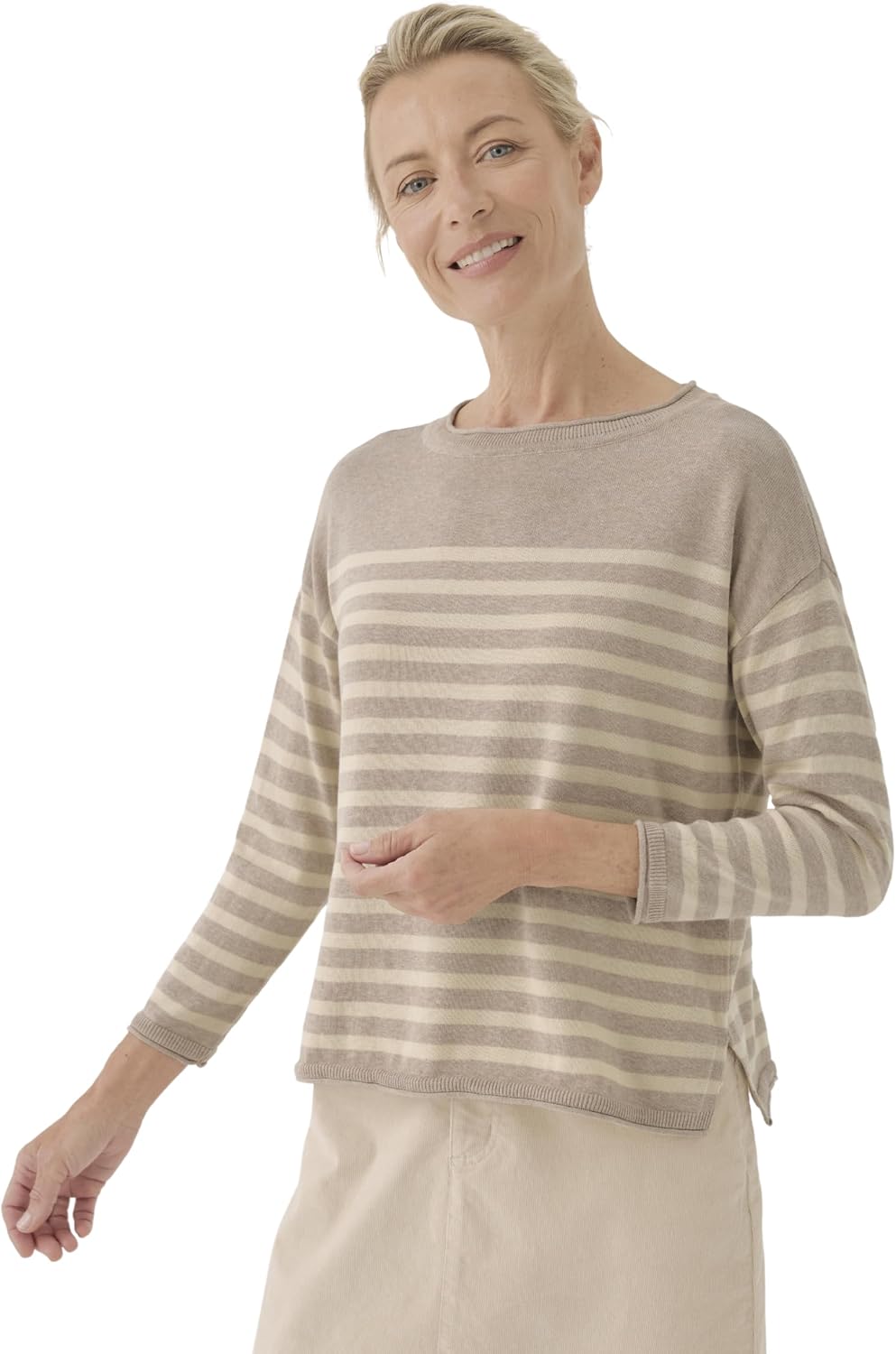Pact Organic Cotton Womens Knit Wide Neck Sweater