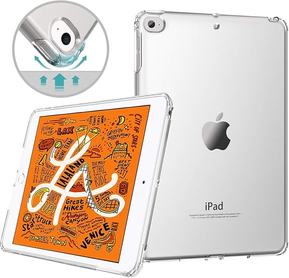 ORIbox Clear Case for iPad Mini 5 (2019) - 7.9 inch, TPU Back Cover