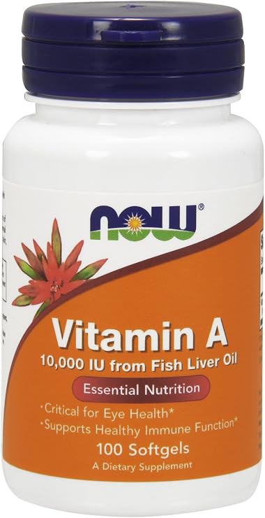 Now Foods, Vitamin A, 10,000 IU, 100 Softgels