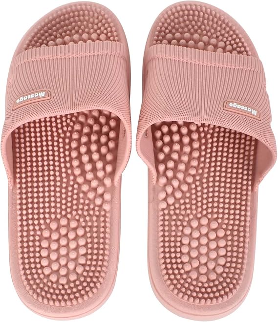 Foot Massage Slippers Acupressure Massage Shoes for Men Women, Non-Slip Slippers Sandals Foot Massager for Plantar Fasciitis, Relieves Fatigue,