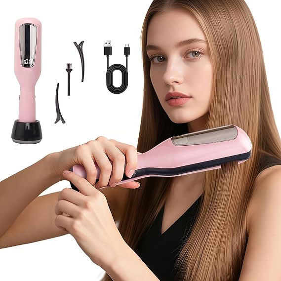 Professional Split End Trimmer, Removes Split Ends and Broken Hair Tips Quickly and Effectively, with LED Display, Dead Ends Trimmer for Damaged,Dry, Brittle Hair