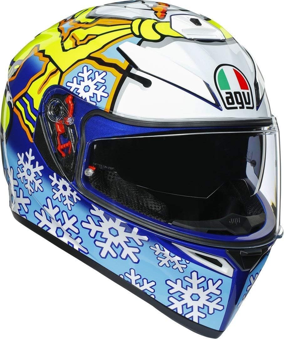 AGV K3 SV Full Face Motorcycle Helmet- Valentino Rossi Winter Test 2016 - XXL