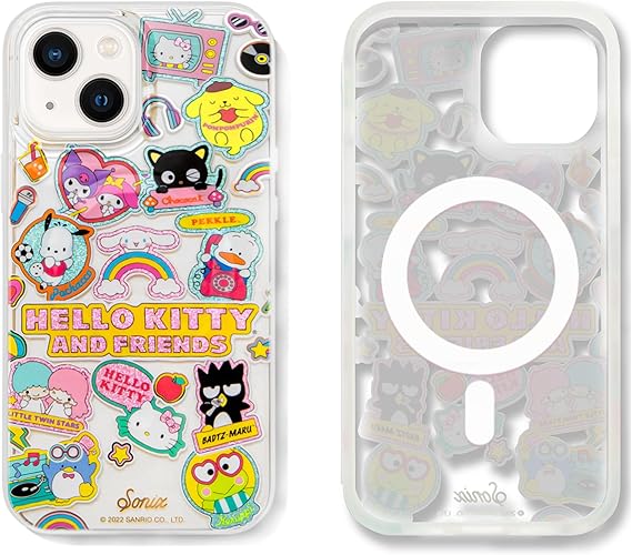 Sonix x Sanrio Case for iPhone 15, 14, 13 | Compatible with MagSafe | 10ft Drop Tested | Hello Kitty and Friends Stickers