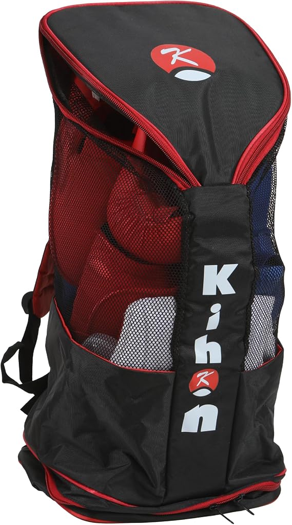 Karate Backpack Martial Arts Gear Bag - Large Mesh Vented Bag for Training Equipment - 100% Polyester
