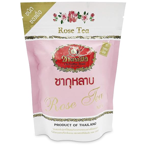 Cha Tra Mue - Thai Milk Tea (Original / Matcha / Gold Aroma / Green Tea) Sanchets 40g x 50 sanchet) (Rose Tea)