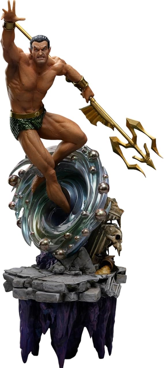 Iron Studios Collectible Statue Art Scale 1/10 Namor Infinity Gauntlet Diorama Multicolor Polystone 14.3 inches