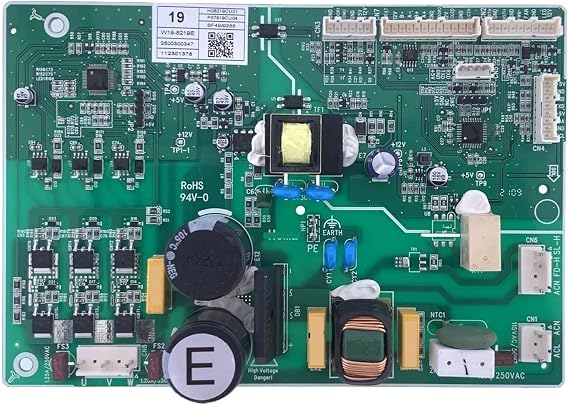 Refrigerator Motherboard Control Board, Compatible with Frigidaire FRSO52B3HTS, FRSG1915AV W19-8219E, Refrigerator PCB Motherboard