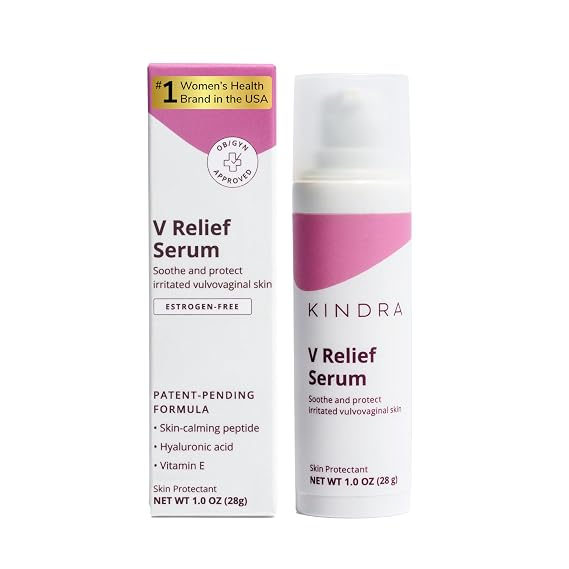 Kindra V Serum - for Dryness & Itch, with Hyaluronic Acid - 60 Applications