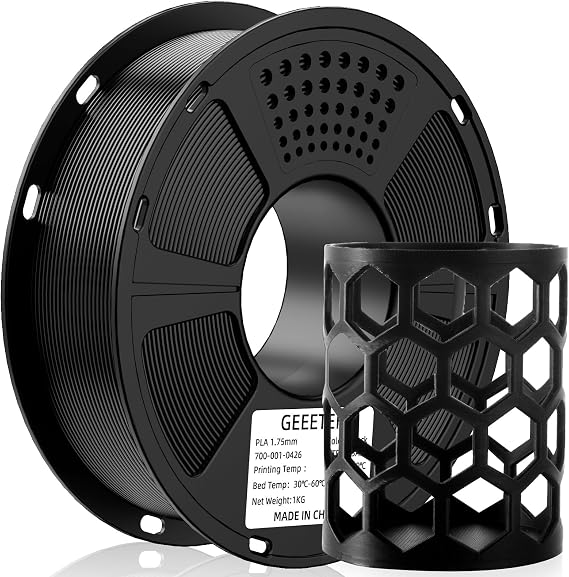 Geeetech Silk PLA Filament 1.75mm, Silk PLA 3D Printer Filament 1KG, Dimensional Accuracy +/- 0.02 mm