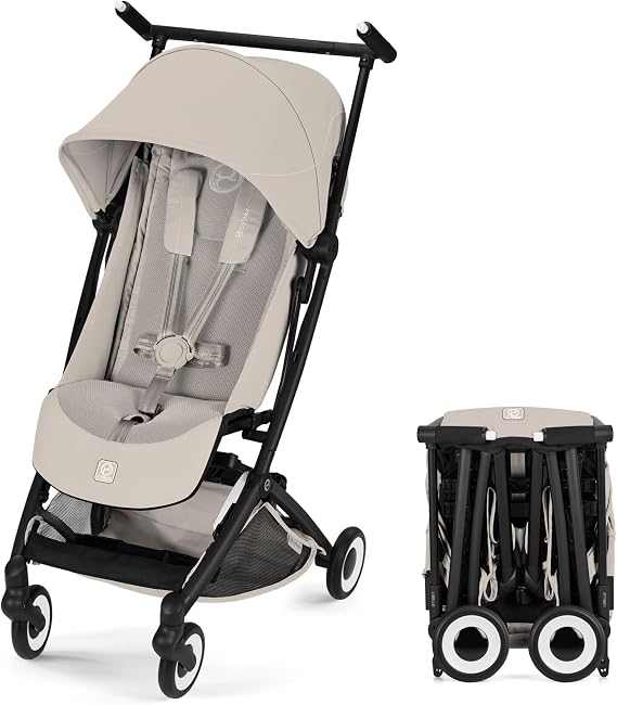 Cybex 2026 Revel Official Dune JP2 Ultra Compact Stroller, Can Be Used From 6 Months To 4 Years Old, Lightweight, Carry-On For Travel, Going Out, Storage Original Reflector Band Included