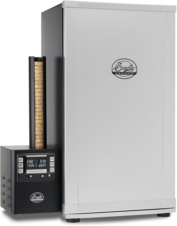 Bradley Smoker BTDS76P 4-Rack Outdoor Natural Draft Digital Vertical Smoker