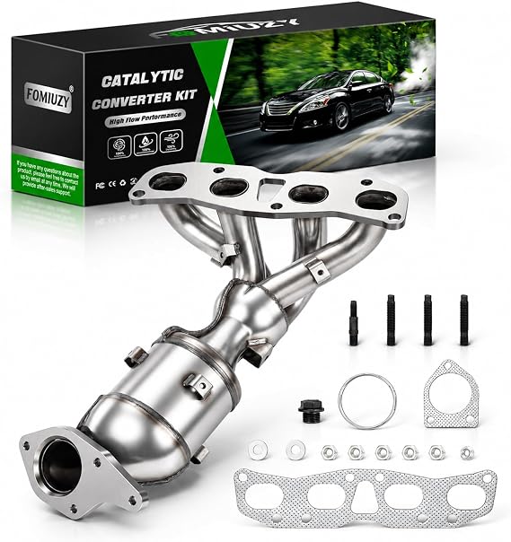 High Flow Front Catalytic Converter Kit Direct-Fit Nissan Altima 2007 2008 2009 2010 2011 2012 2013 2.5L Replaces 674-933 140E2-ZX31E(EPA Compliant)