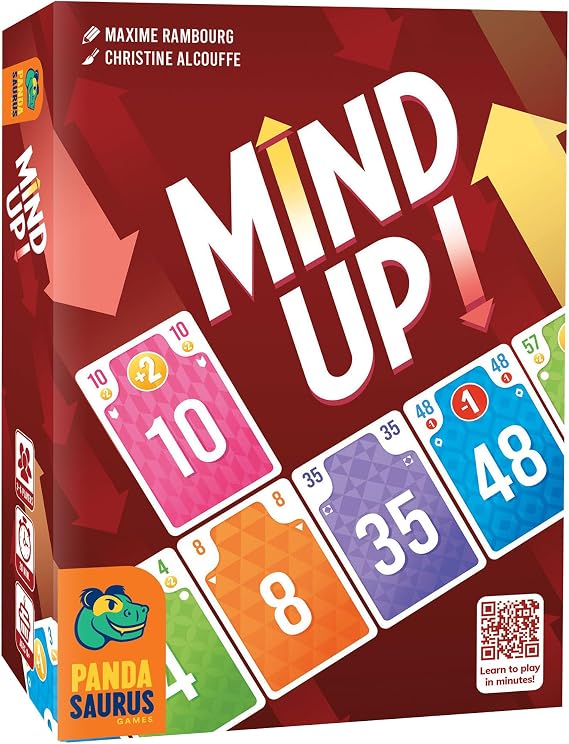 Mind Up! Card Game - Strategic Tableau Building, Simultaneous Play, Fun Family Game for Kids & Adults, Ages 8+, 3-6 Players, 15-20 Min Playtime, Made by Pandasaurus Games