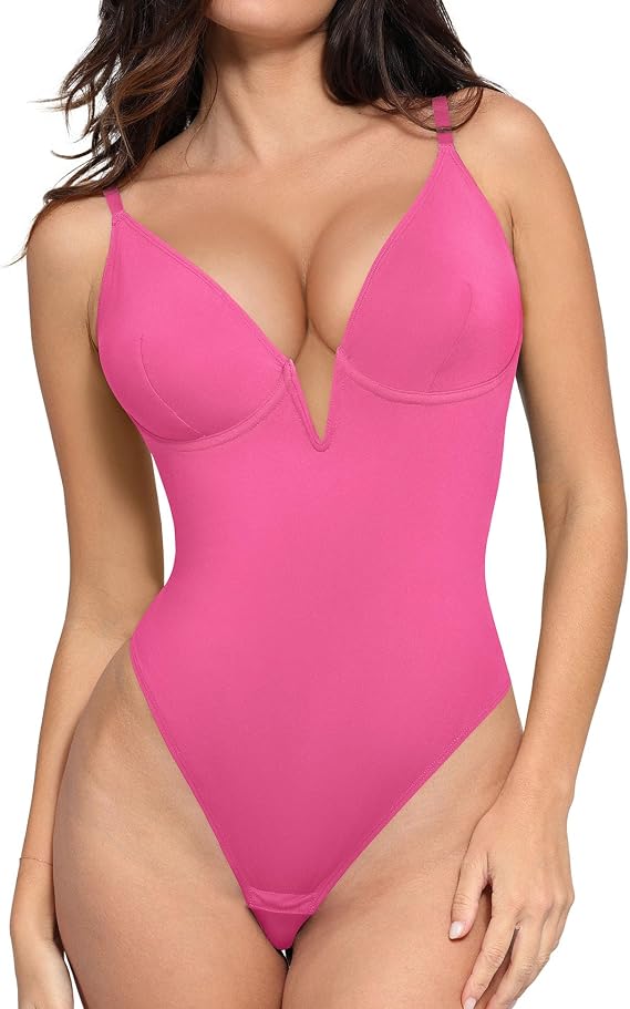 Popilush Corset Shapewear Bodysuits for Women Tummy Control Body Suits Tops