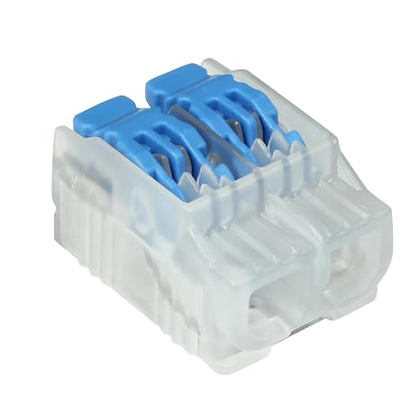 Ideal Electrical in-Sure Lever Wire Connector,12 AWG, 2-Port(30-10L22), Box of 150Compact Releasable Connectors for Solid and Stranded Wires