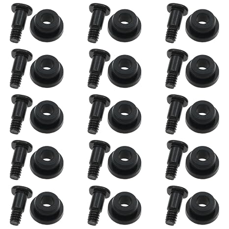 15 PCS HDD Mounting Screws Hard Disk Drive Screws and Rubber Shock Absorber Washer Kit PC Hard Drive Installation Accessories for 2.5-Inch HDD SSD Computer Case (2.5 inch)
