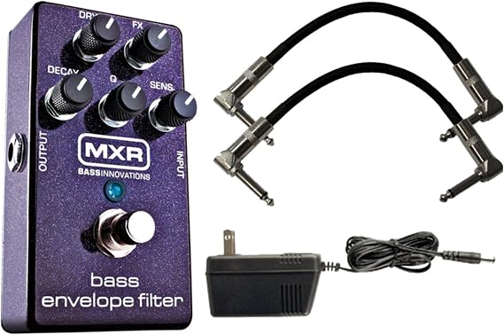 MXR M82 Bass Envelope Filter w/ 9V Power Supply and Patch Cables