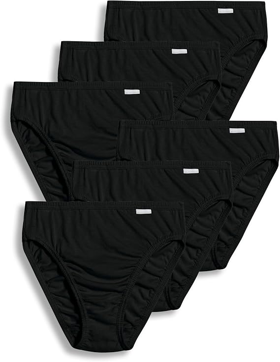 Jockey Women's Underwear 100% Cotton Elance French Cut - 6 Pack