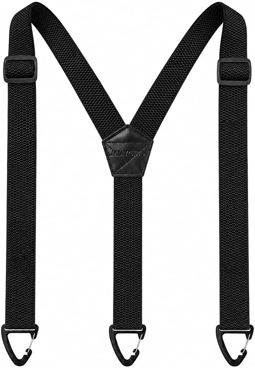 JEMYGINS Hidden Suspenders for Men Under Clothes with 3 Snap Loop (1.5" Wide)