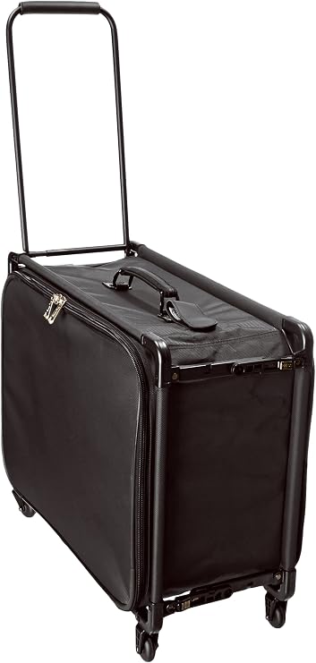 TUTTO 24 Inch Small Pullman With Garment Bag, Black, One Size