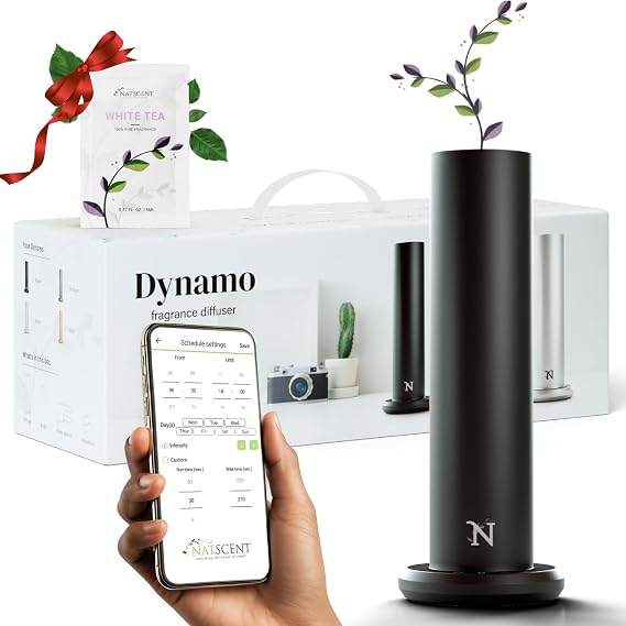 Waterless Essential Oil Diffuser - Cold Air Scent Machine for Home Office