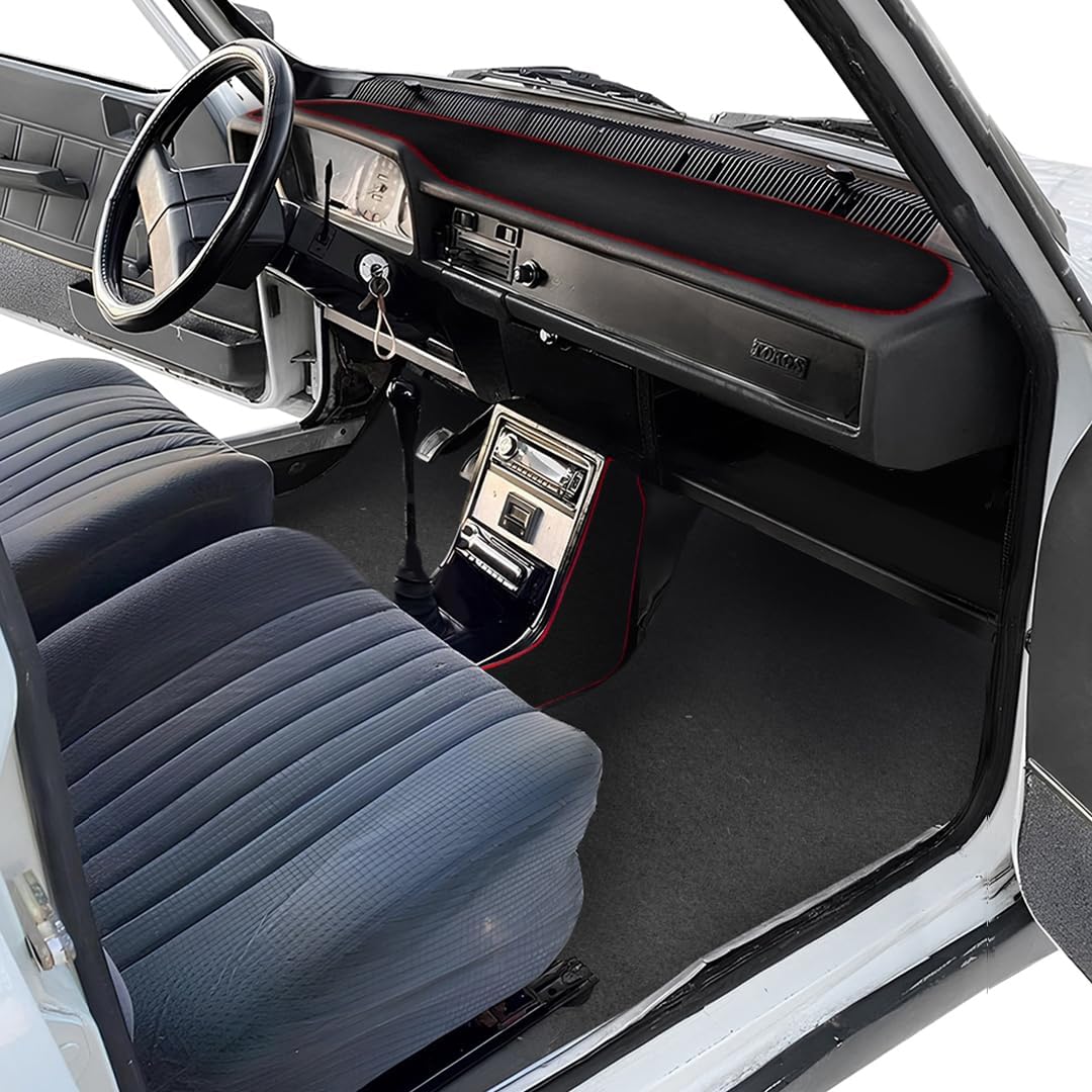 Renault 12 Toros compatible Torpedo Protection Coating Carpet & Torpedo Gear Medium Console Side Covering Carpet