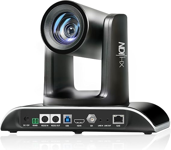 Tenveo AI Auto Tracking NDI PTZ Camera 3G-SDI/HDMI/USB3.0/LAN PoE 30X Optical+8X Digital Zoom IP Live Streaming Camera, Stream at 1080P60FPS, for Church Services Worship Large Events Live Broadcast