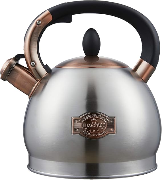 2.5l, Silver - Tea Kettle -2.5l Tea Kettles Stovetop Whistling Teapot Stainless Steel Tea Pots for Stove Top Whistle Tea Pot