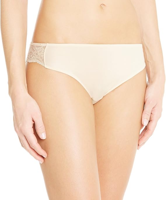 Maidenform Comfort Devotion Lace Back Tanga (40159) Latte Lift, 6