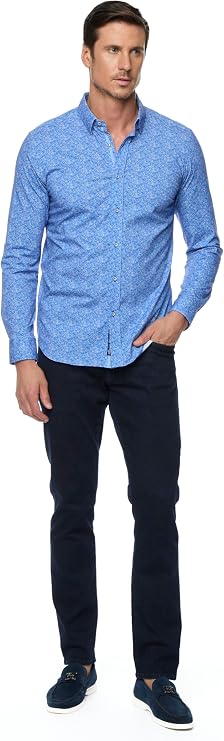 Robert Graham Men's Boden Long Sleeve Knit Button Down Shirt