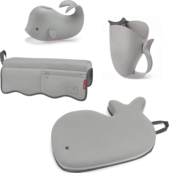 Skip Hop MOBY Baby Bath Essentials Set Grey