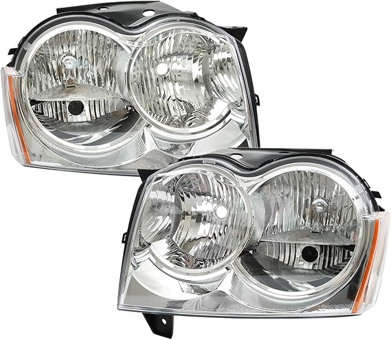labwork Headlight Assembly Replacement for 2005 2006 2007 Pair Replacement Driver and Passenger Side 55156350AK 55456351AK